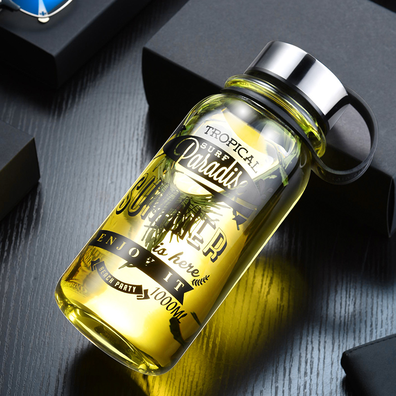 Outdoor Sport Glass Water Bottle - Gianxi ขวดน้ำพกพาแก้วความจุสูงขวดน้ำดื่มกลางแจ้งสำหรับปิคนิคตั้งค่ายกีฬากลางแจ้งปั่นจักรยานทัวร์