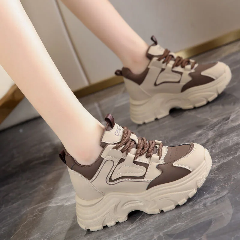 Outdoor Sport Brand - ผู้หญิงรองเท้าผ้าใบแฟชั่นใหม่แฟชั่นกลางแจ้งรองเท้าสบายๆลูกไม้ขึ้นผู้หญิงลูกไม้ขึ้นรองเท้าวิ่งZapatillas Mujer