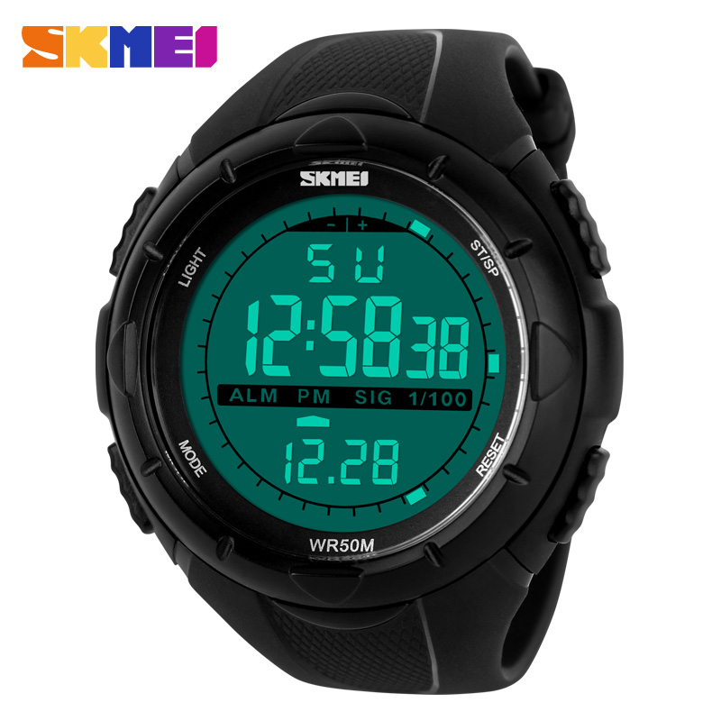 Outdoor Sport Brand - แบรนด์ SKMEI กีฬาทหารดิจิตอลนาฬิกาผู้ชาย50M กันน้ำปีนเขาว่ายน้ำกลางแจ้ง Casual นาฬิกาผู้ชายนาฬิกาข้อมือ