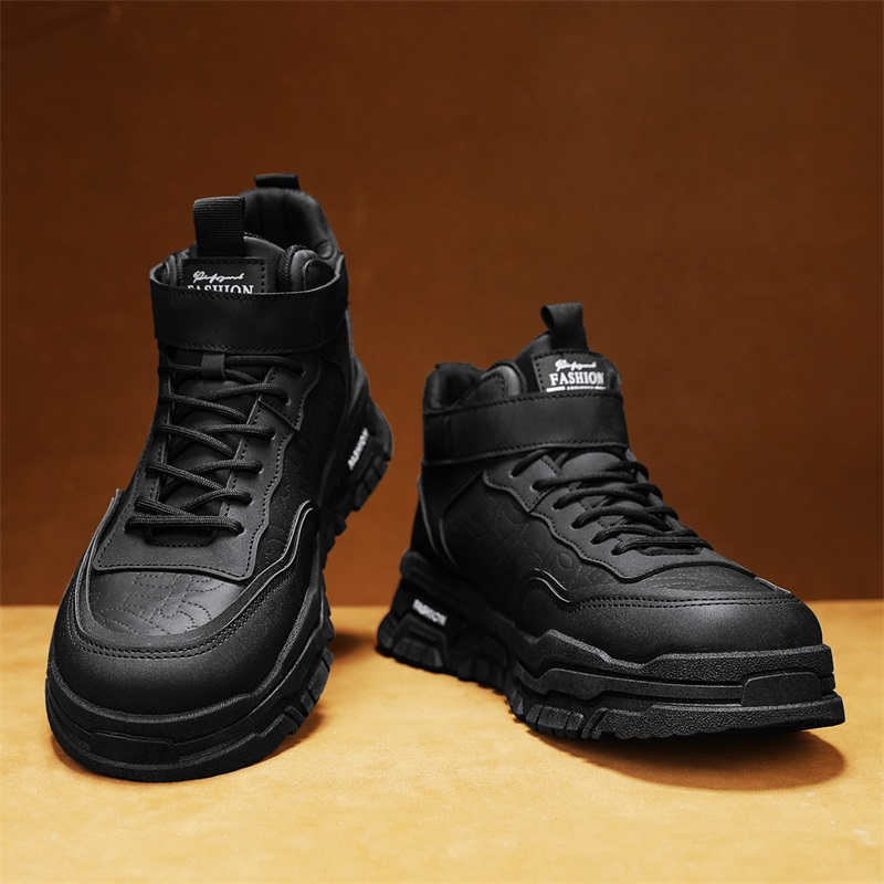 Outdoor Sport Brand - รองเท้าผ้าใบผู้ชายแบบส้นตึก 39 ไซส์ใหญ่ รองเท้าสไตล์ผู้ชายสำหรับฝึกซ้อม รองเท้าแบบสวมสำหรับผู้ชาย ชุดกีฬาครบชุด