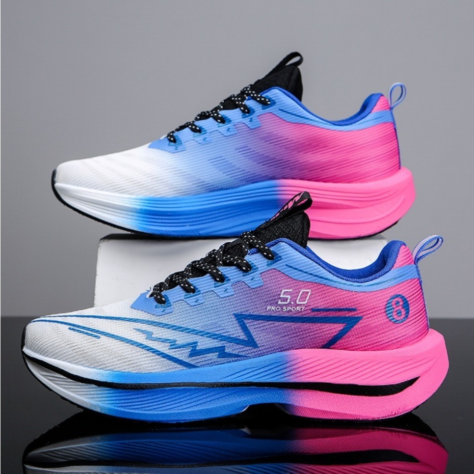 Outdoor Sport Brand - รองเท้าวิ่งผู้ชายแบบมีแผ่นคาร์บอน รองเท้ากีฬาแบบมีระบบลดแรงกระแทก รองเท้าผ้าใบแบบ unisex น้ำหนักเบา กันลื่น