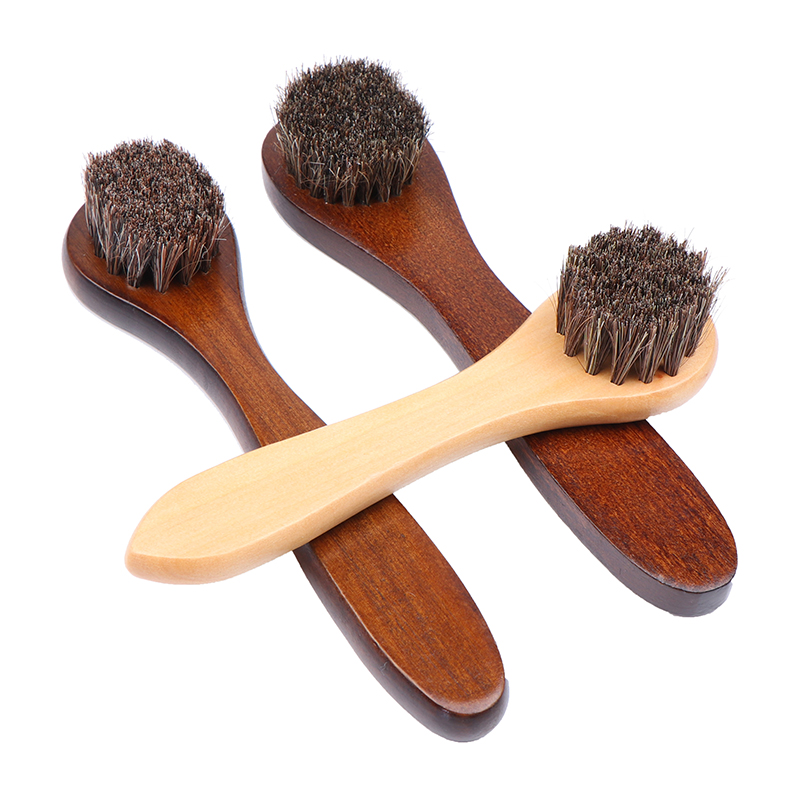 Brushing Boot Horse - แปรงขัดรองเท้า 1 ชิ้น สำหรับขัดเงา ทำความสะอาด ขจัดฝุ่น