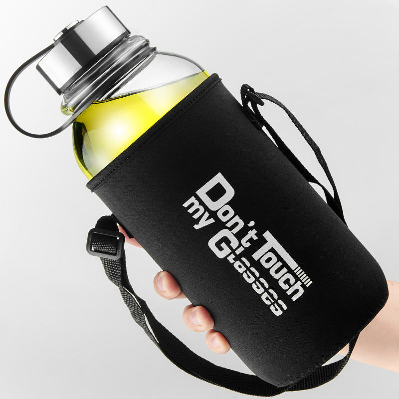 Gianxi ขวดน้ำพกพาแก้วความจุสูง - Outdoor Sport Glass Water Bottle บทวิจารณ์และราคา
