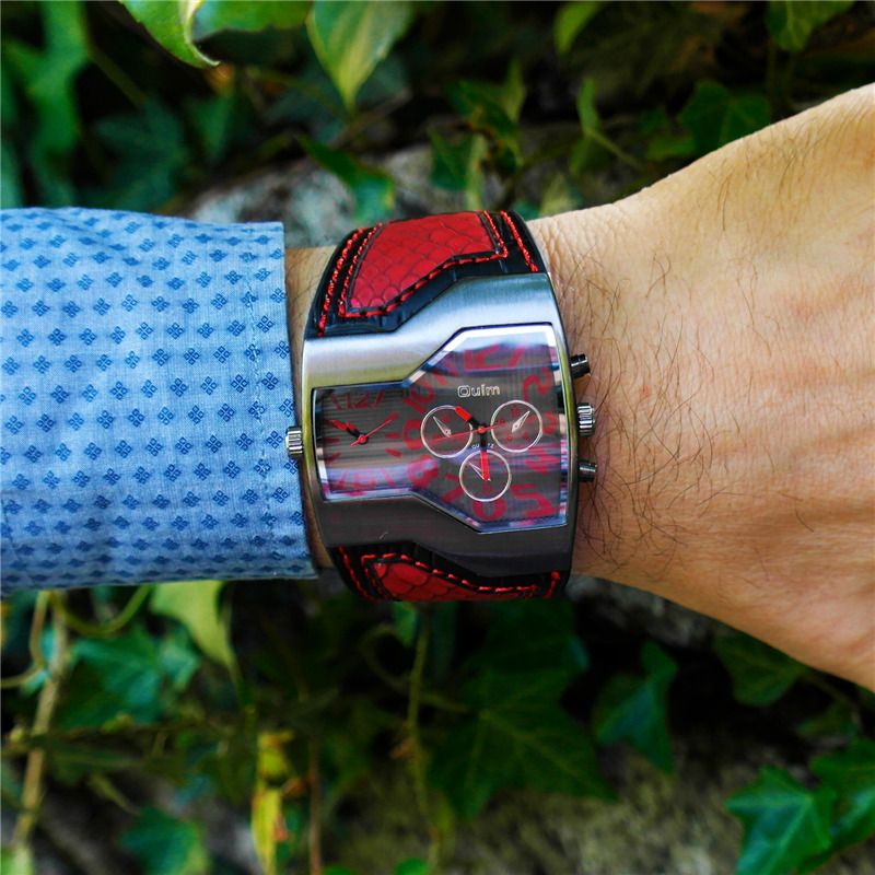 Oulm HP1220นาฬิกาควอตซ์ชายกลาง - Outdoor Sport Brand บทวิจารณ์และราคา