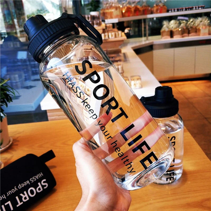 700Ml/1000Ml แบบพกพาความจุขนาด - Outdoor Sport Glass Water Bottle บทวิจารณ์และราคา
