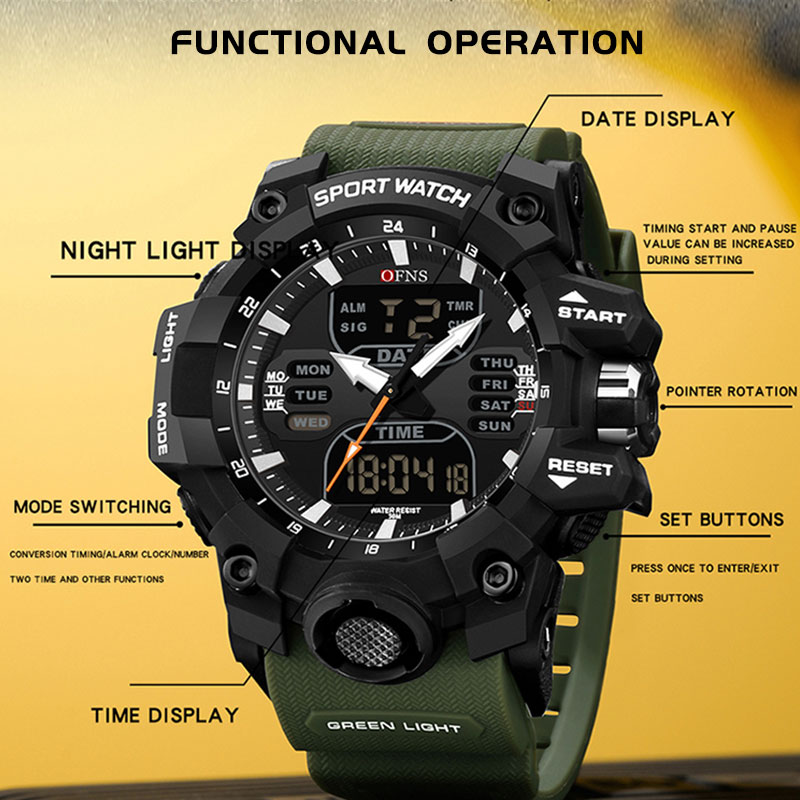 นาฬิกาควอตซ์ผู้ชายแบรนด์ดัง สไ - Outdoor Sport Brand บทวิจารณ์และราคา