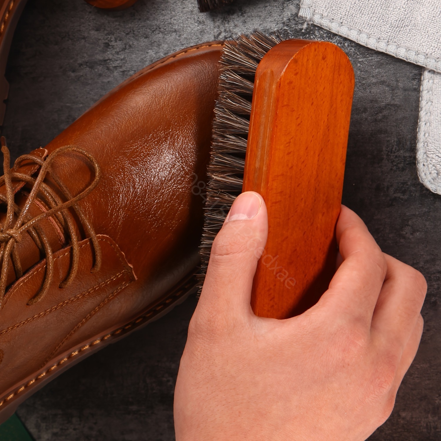 แปรงขัดรองเท้าด้ามยาว แปรงขัดร - Brushing Boot Horse บทวิจารณ์และราคา