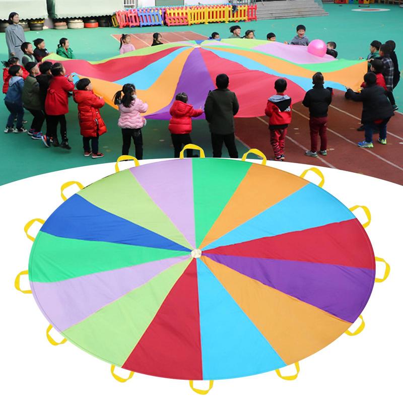 ร่มชูชีพสีรุ้งสำหรับเด็กพัฒนาก - Outdoor Sports Umbrella บทวิจารณ์และราคา