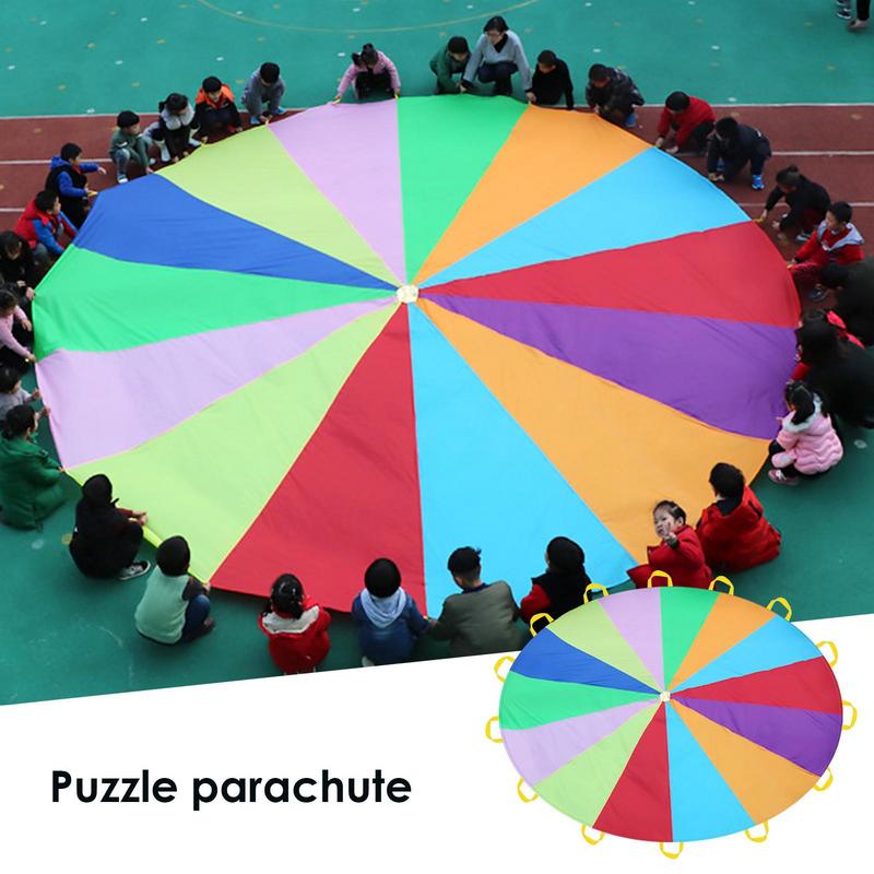ร่มชูชีพสีรุ้งสำหรับเด็กพัฒนาก - Outdoor Sports Umbrella บทวิจารณ์และราคา