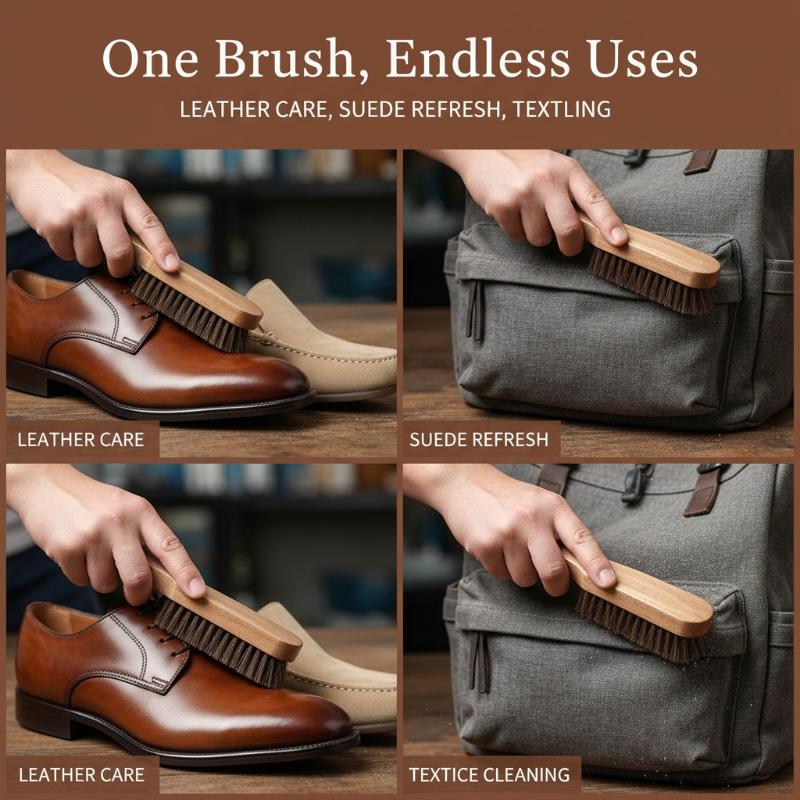 ★ ▲ แปรงขนม้าด้ามไม้สำหรับทำคว - Brushing Boot Horse บทวิจารณ์และราคา
