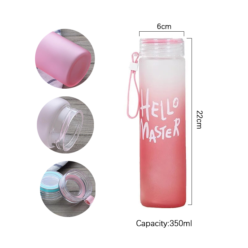 แก้วน้ําตัวอักษรซิลิโคนสปอร์ตข - Outdoor Sport Glass Water Bottle บทวิจารณ์และราคา