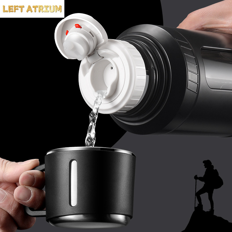 ขวดน้ำแก้วความจุขนาดใหญ่ 2 ลิต - Outdoor Sport Glass Water Bottle บทวิจารณ์และราคา